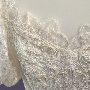 Vintage 1980s Wedding Dress